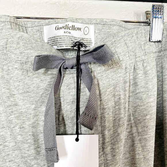 NEW! Goodfellow Casual Lounge Pants Heather Grey Loose Fit - L - Picture 3 of 4